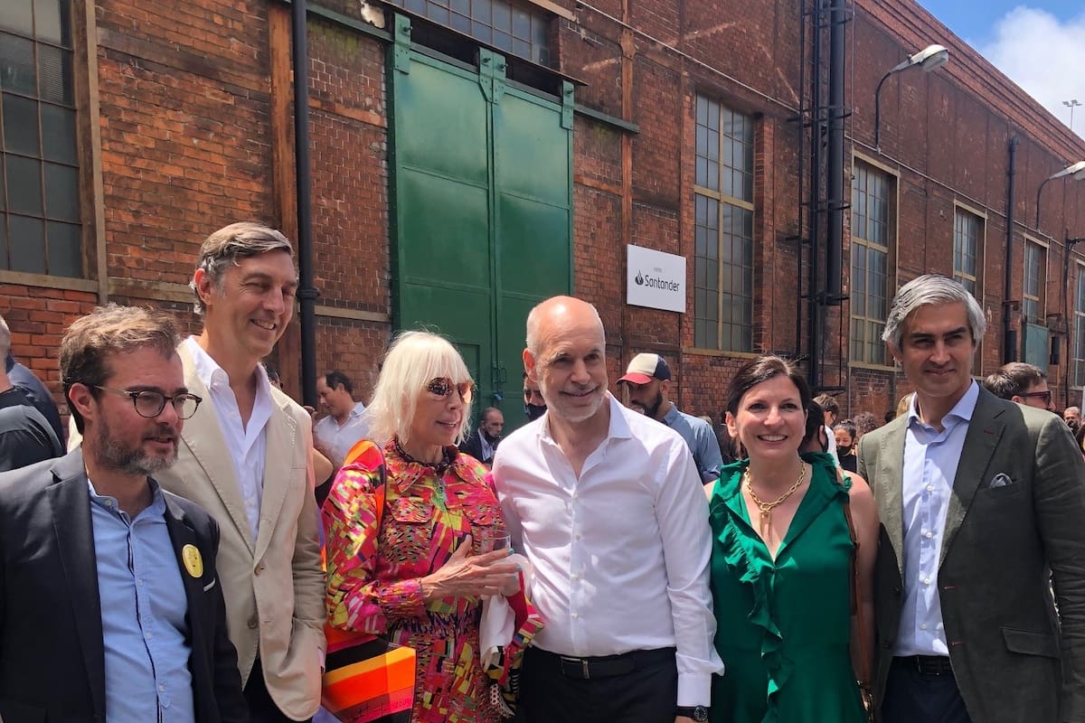 Enrique Avogadro, Facundo Gómez Minujín, Marta Minujín, Horacio Rodríguez Larreta, Larisa Andreani y Eduardo Mallea