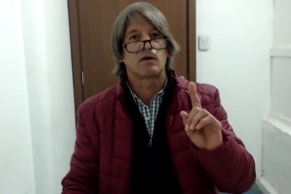 Enrique Blaksley, en su nueva indagatoria desde el penal de Ezeiza, el 7 de octubre de 2021
