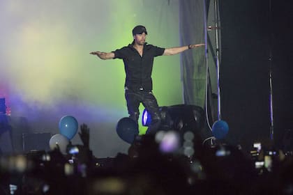 Enrique Iglesias en GEBA, durante su show fallido
