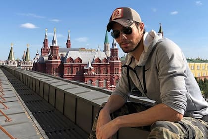 Enrique Iglesias en una reciente visita a Moscú