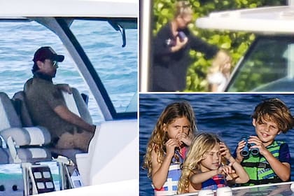 Enrique Iglesias y Anna Kournikova se mostraron con sus hijos, tras el nacimiento del último integrante de la familia