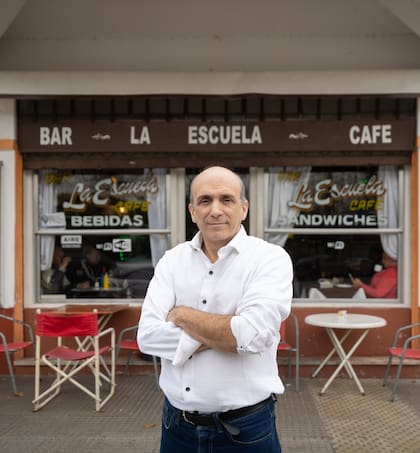 Enrique "Kike" Spinelli, dueño del bar La Escuela