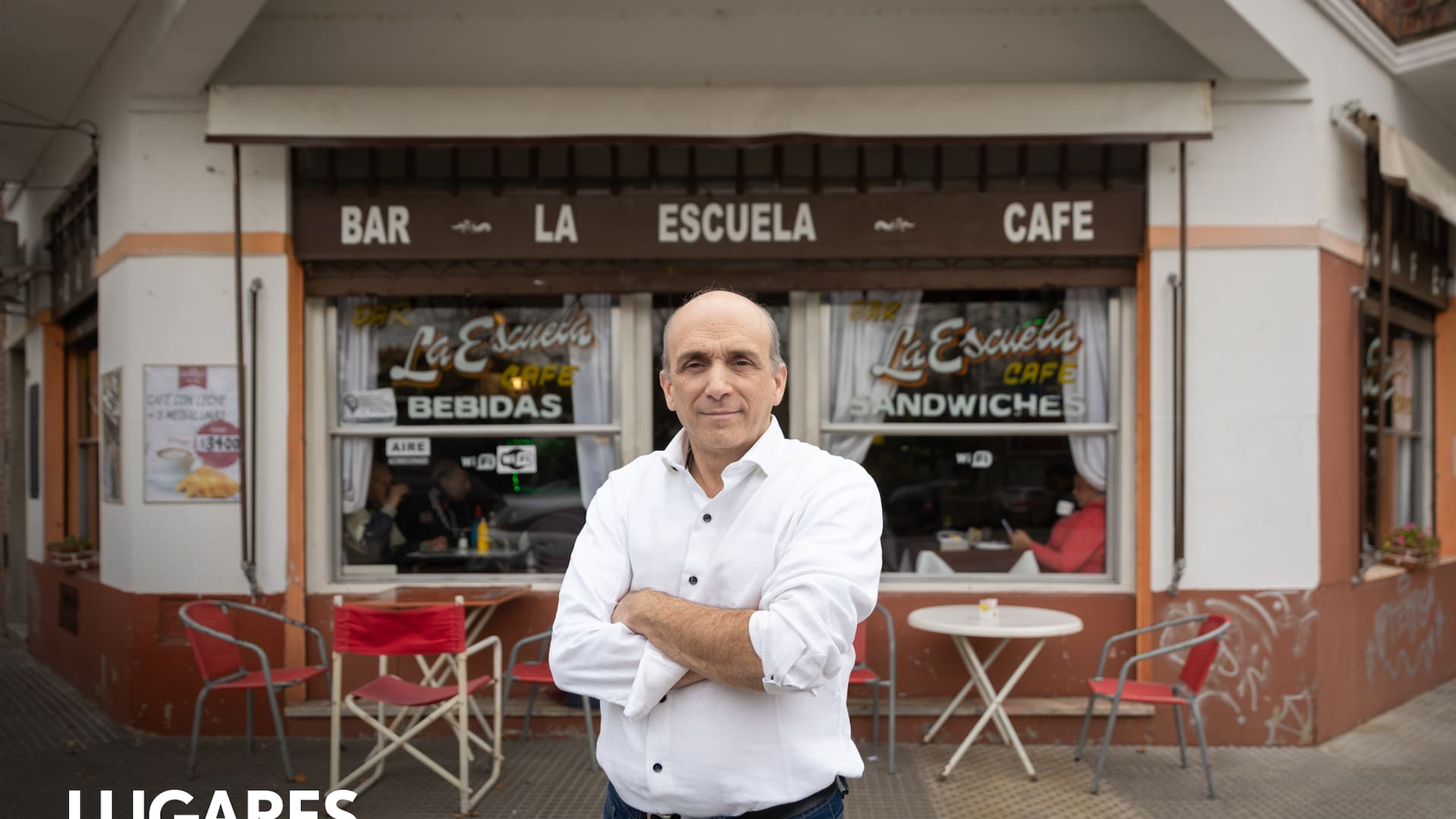 Enrique "Kike" Spinelli, dueño del bar La Escuela.