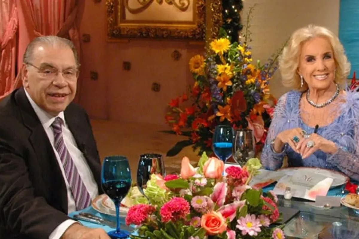 Enrique Pinti invitado a uno de los almuerzos de Mirtha Legrand, su entrañable amiga