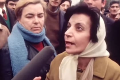 Enriqueta Rodríguez de Maroni en 1978, cuando salió en un documental de la TV holandesa