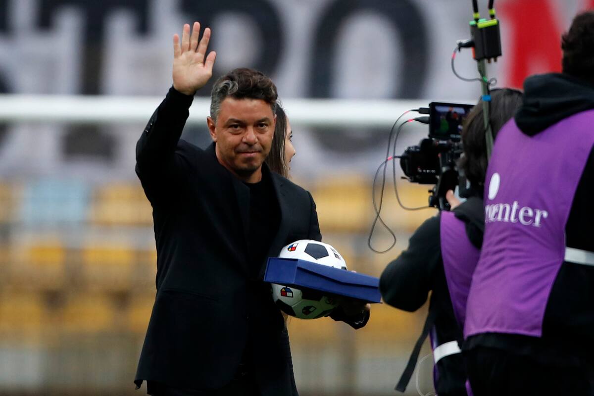 Ensaya la despedida: el saludo de Gallardo, que dirigirá por última vez a River el domingo próximo