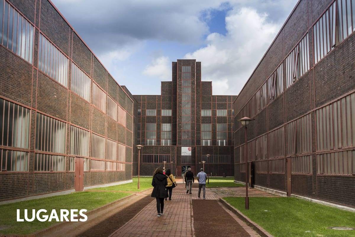 Fachada del complejo industrial de la mina de carbón Zollverein, Patrimonio de la Humanidad desde 2001.