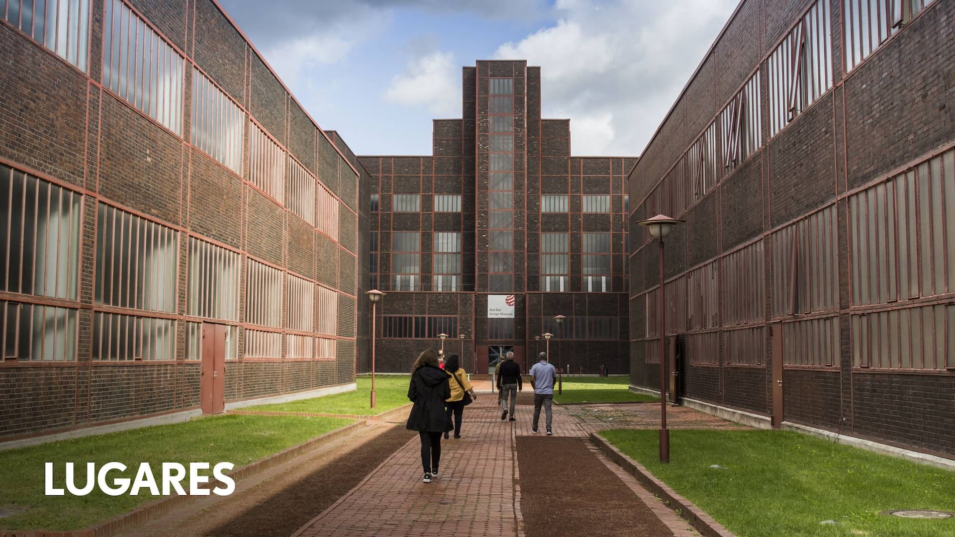 Fachada del complejo industrial de la mina de carbón Zollverein, Patrimonio de la Humanidad desde 2001.