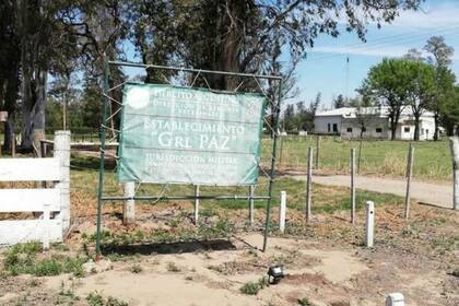 Entrada al establecimiento del Ejército en Ordóñez, Córdoba