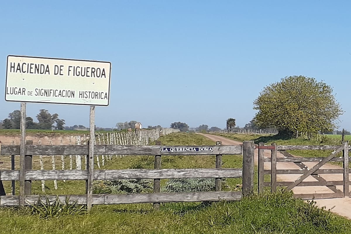 Entrada de la estancia “La Merced”