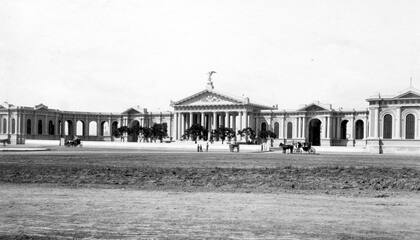 Entrada principal del Cementerio de la Chacarita. Gentileza: Museo de la Ciudad de Buenos Aires.