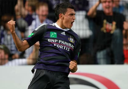 Entre 2008 y 2016, Suárez jugó en Anderlecht de Bélgica y conquistó ocho títulos