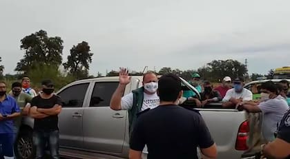 Entre camioneros argentinos y brasileños hubo agresiones, según dijeron fuentes del gremio de los Moyano a LA NACION