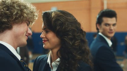 ¿Entre dos amores? Susan, el personaje de Gerber, junto a su novio Tom (Graham Campbell) y Robert Mallory (Homer Gere)