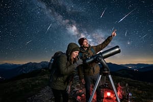 Se viene un desfile planetario con lluvia de meteoros en la semana del eclipse solar que será parcial en EE.UU.