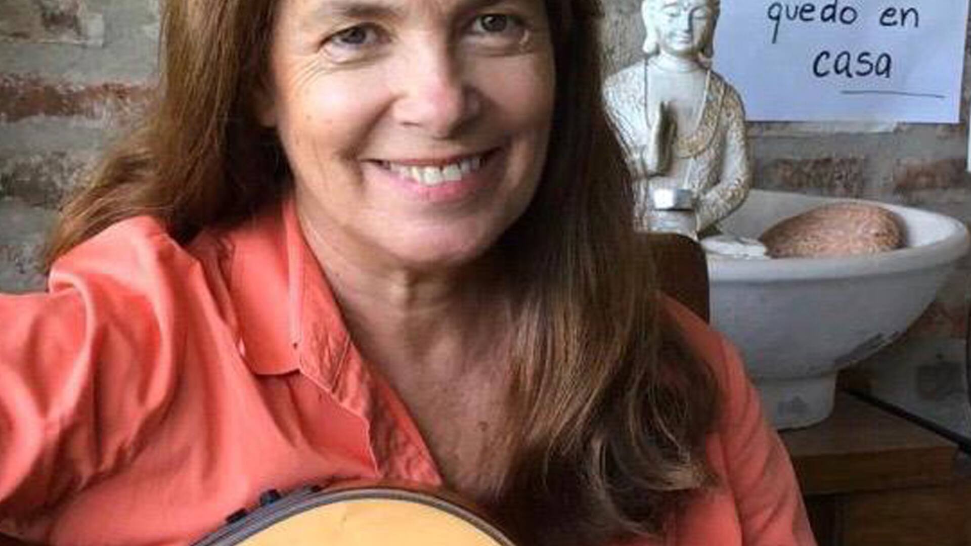 Entre encuentros virtuales, Sandra Mihanovich pasa la cuarentena en casa