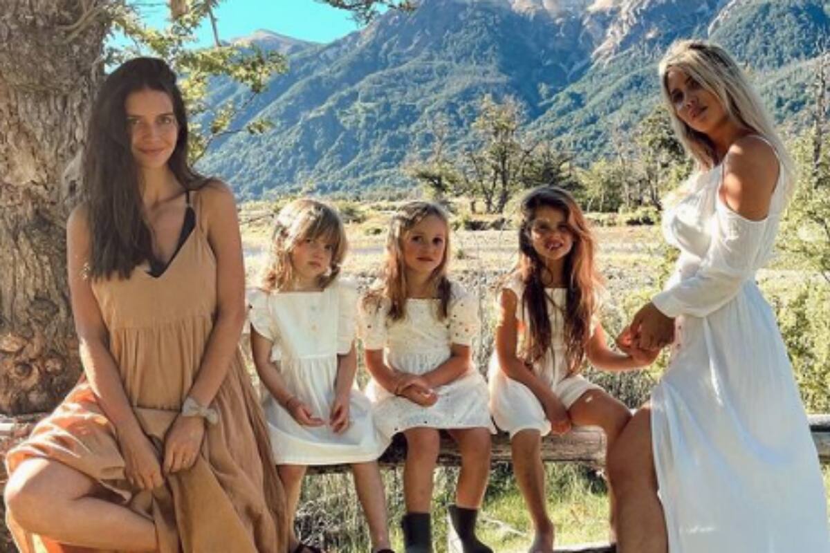 Entre lágrimas, Wanda Nara se despidió de su hermana Zaira para regresar a Europa luego de pasar las fiestas en Argentina