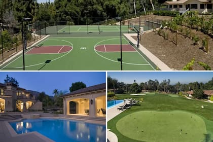 Entre las amenidades se incluían una piscina infinita, una cabana, y un campo de golf de dos hoyos con putting green