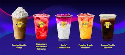Entre las nuevas bebidas confirmadas por McDonald's hay "refrescos sucios", como el Sprite Lunar Splash (McDonald's Corporation)