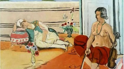 Entre las obras robadas está "Odalisca en una terraza" (1922), de Henri Matisse.