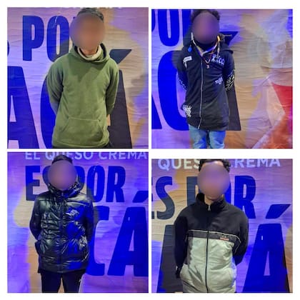Entre los cuatro delincuentes suman 32 antecedentes