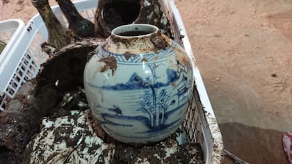 Entre los objetos, se encontraron piezas en perfecto estado