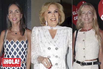 Entre los presentes, no podían faltar nietas de la inolvidable gemela de Chiquita. En estas fotos se ve a Verónica y a Constanza Solari