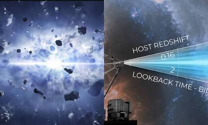 "Entre más lejos está una ráfaga de radio, más gas difuso revela entre las galaxias", dijo Macquart (iStock / Carl Knox (OzGrav/Swinburne University)