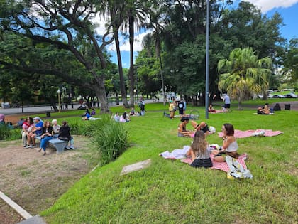Entre mates y mantas Recoleta muestra una postal distinta de la vida urbana