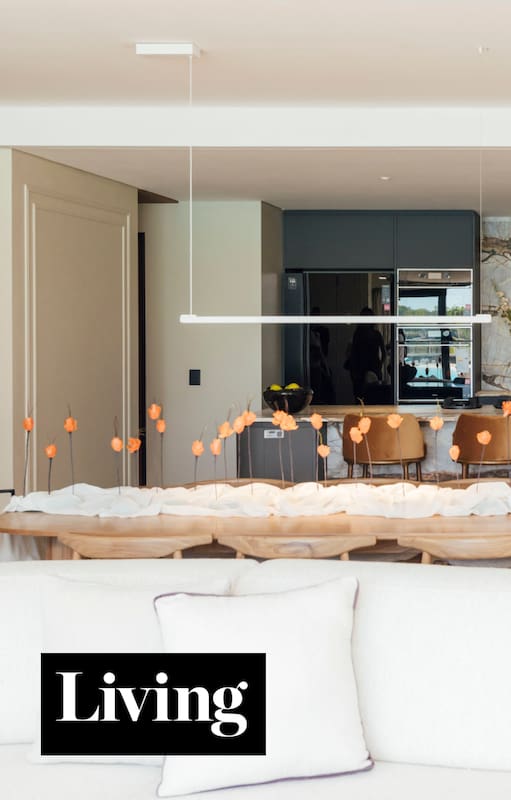 "Entre notas", de Julia Saramaga y Cristela Caviglia para Patagonia Flooring en Experiencia Living Remeros Beach 2026.