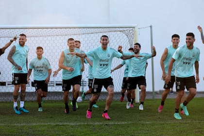 Entrenamiendo de la selección