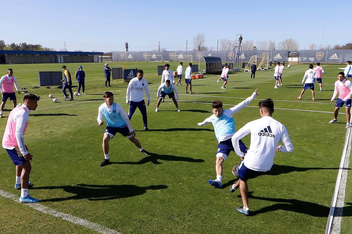 Entrenamiento de Boca