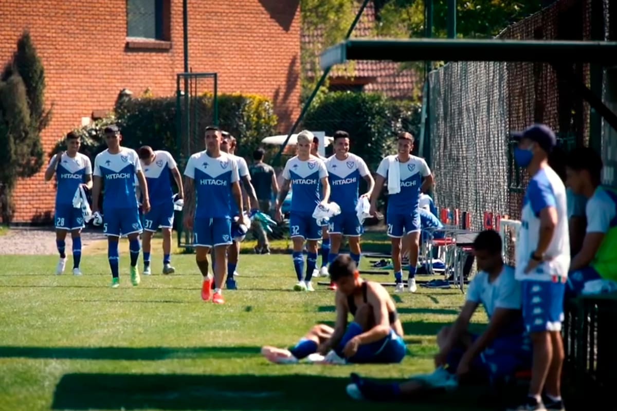 Entrenamiento de Vélez