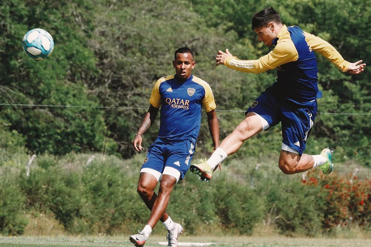 Entrenamiento de Boca hoy