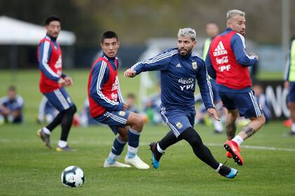 Entrenamiento de La Seleccion Argentina