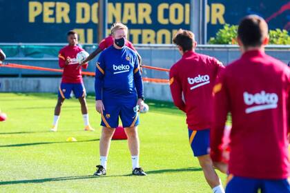 entrenamiento del Barcelona FC