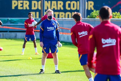 entrenamiento del Barcelona FC