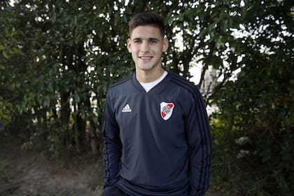 Lucas Martínez Quarta volvió a River, el club en el que debutó, y sería titular este viernes