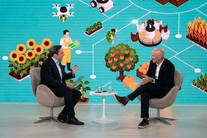 Entrevistado por José Del Rio, Farinati dijo que el centro de la discusión pasa por el potencial que hoy pierde la Argentina