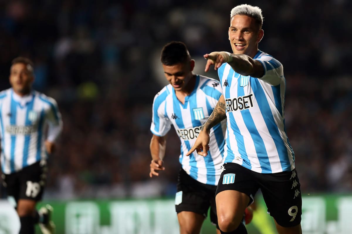 Enzo Copetti también sigue de racha: otro gol para el triunfo de Racing ante Unión por 1-0, en Avellaneda
