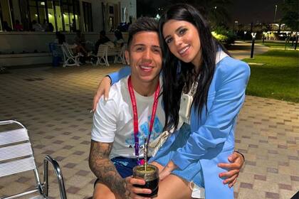 Enzo Fernández fue papá por segunda vez y su mujer Valentina compartió una emotiva foto