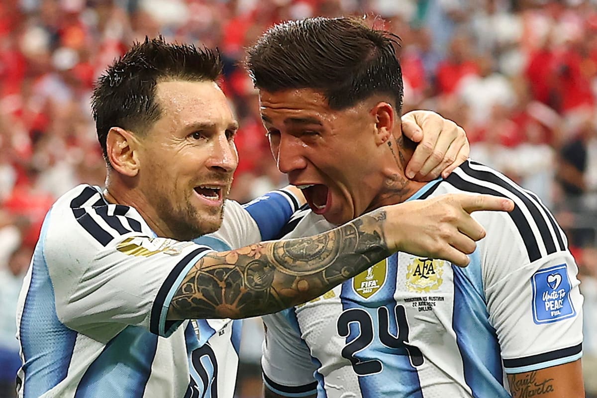 Enzo Fernández reveló lo que le dijo a Lionel Messi