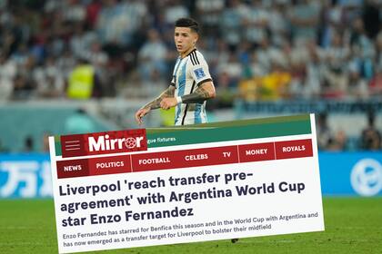 Enzo Fernández, uno de los jugadores más destacados del seleccionado argentino en Qatar 2022, es pretendido por un gigante europeo como Liverpool
