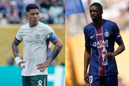 Enzo Fernández y Dembélé