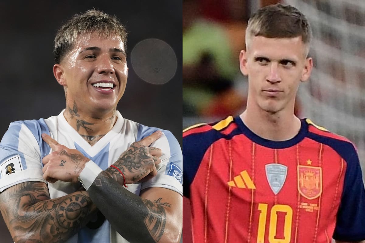 Enzo Fernández y Dani Olmo, titulares en la selección argentina y España, se cruzarían en la Finalissima 2026