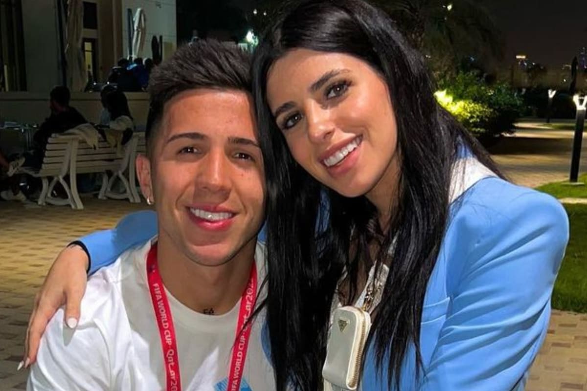 Enzo Fernández y su pareja, Valentina Cervantes, anunciaron que serán padres nuevamente (Foto: Instagram/@valucervantes)