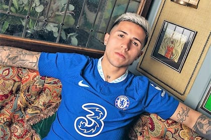Enzo Fernández y sus primeros retratos en Chelsea