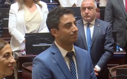 Enzo Fullone asumió como senador