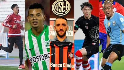 Enzo Pérez, Edwin Cardona, Gonzalo Rodríguez, Fernando Amorebieta y Arevalo Ríos