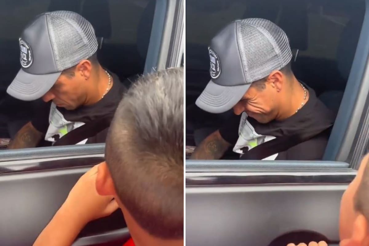 Enzo Pérez no pudo contener la risa